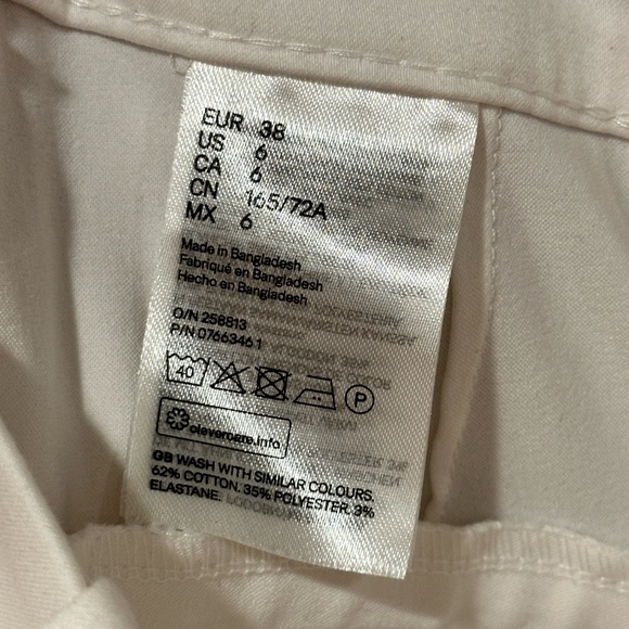 H&M White Slacks NWOT - Picture 10 of 10